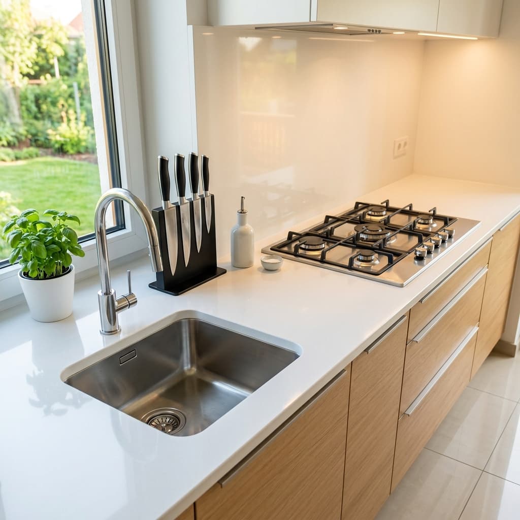 Kitchen Counter & Appliance Reset after clean